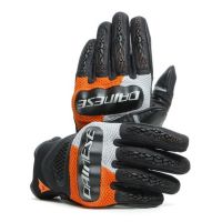 Dainese D-EXPLORER 2 letní adventure rukavice oranžové/šedé vel.S